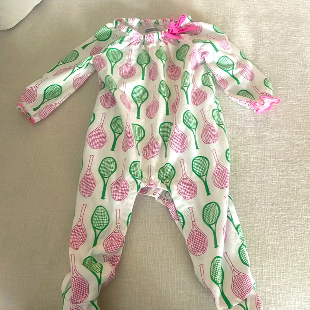 Mud Pie Tennis outfit with bow